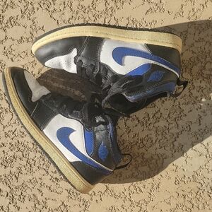 Jordan Black and Gray Sneakers